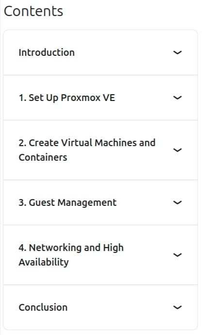 Course topics · Proxmox Virtual Environment Essential Training 2025-7