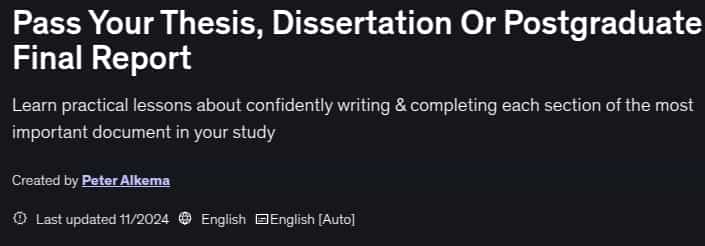 Pictures · Udemy — Pass Your Thesis, Dissertation Or Postgraduate Final Report 2024-11
