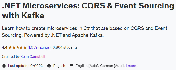 चित्र · .NET Microservices: CQRS और Kafka के साथ घटना संसाधन 2023-9