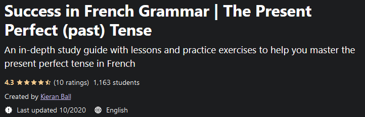 Pictures · Success in French Grammar | The Present Perfect (past) Tense 2020-1