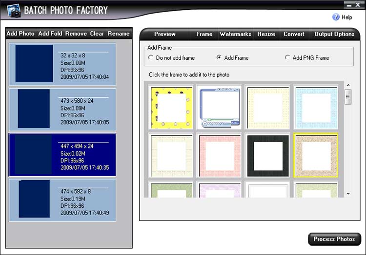 Pictures · Batch Photo Factory 2.93