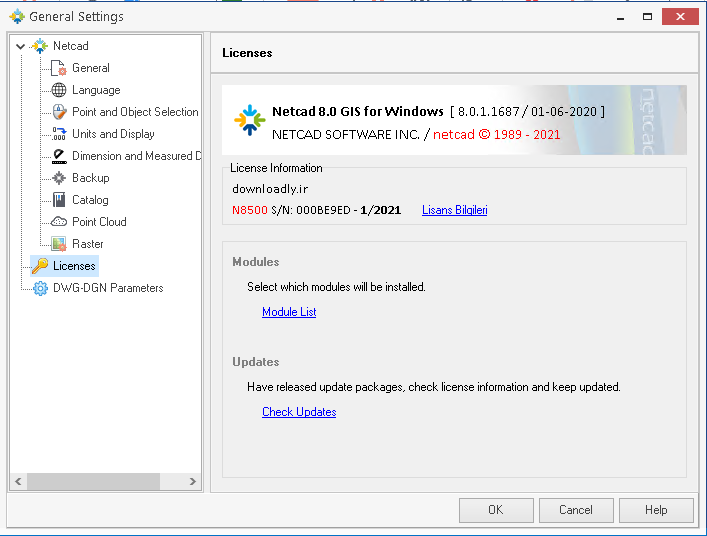 Pictures · NETCAD GIS 8.5.4.1067 + Modules