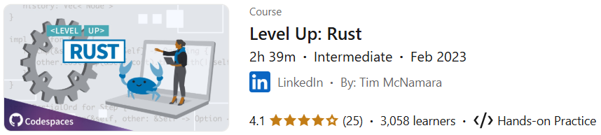 Pictures · LinkedIn — Level Up: Rust 2022-11