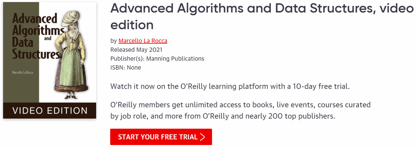 Pictures · Oreilly — Advanced Algorithms and Data Structures, video edition 2021-11