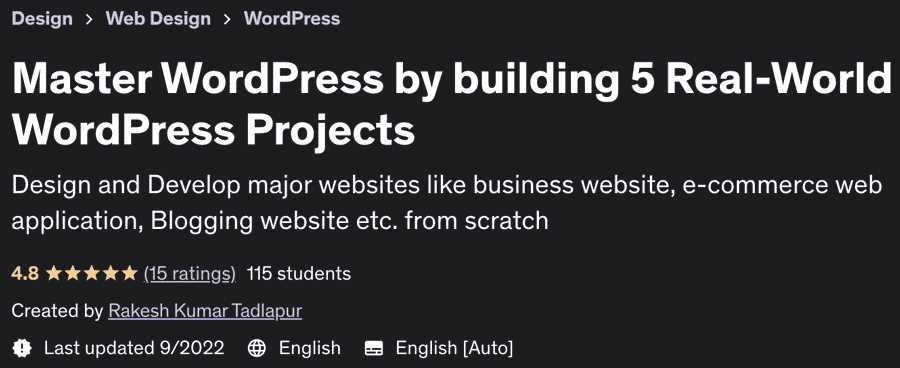 Pictures · Udemy — Master WordPress by building 5 Real-World WordPress Projects 2022-7