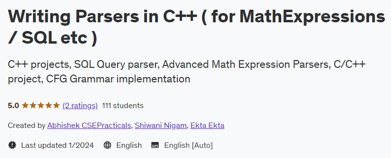 Изображения · Писание парсеров в C++ (для математических выражений) SQL и др) 2024-1
