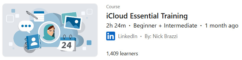 Pictures · LinkedIn — iCloud Essential Training 2024-10