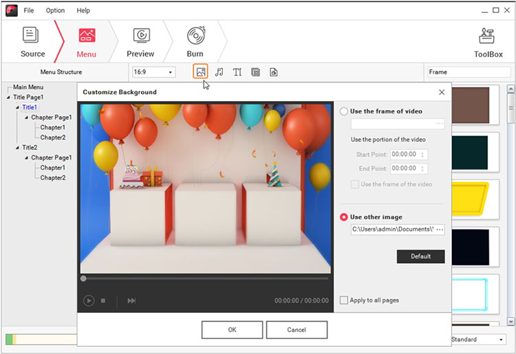 Pictures · Wondershare DVD Creator 6.6.0.1 Win / 6.2.0.4 macOS