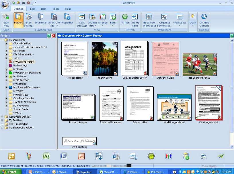 Pictures · Nuance PaperPort 14.6.16416.1635 Multilingual