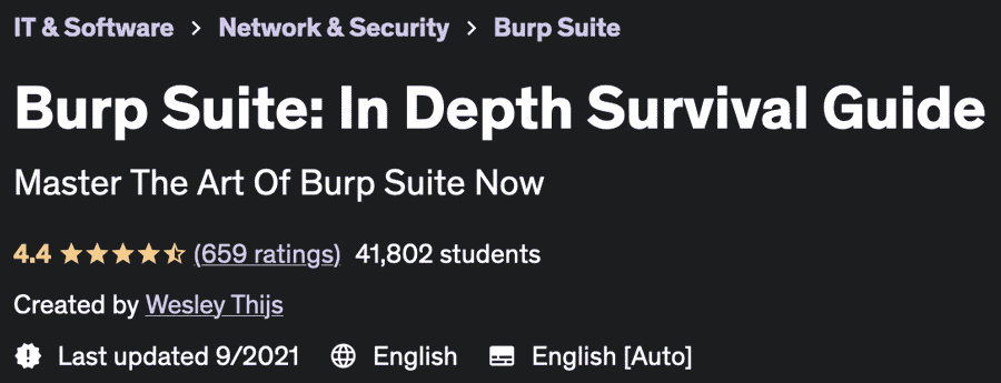 Pictures · Udemy — BUG BOUNTY HUNTING WITH BURP SUITE 2021-6