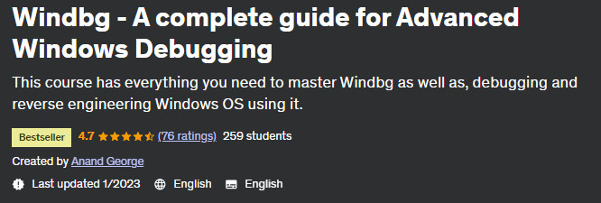 Pictures · Udemy — Windbg – A complete guide for Advanced Windows Debugging 2023-1