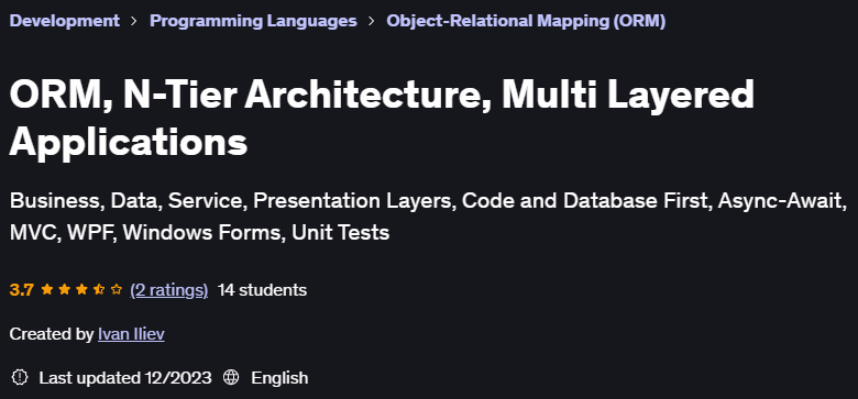 Pictures · ORM, N-Tier Architecture, Multi Layered Applications 2023-12