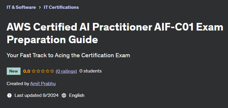 Pictures · AWS Certified AI Practitioner AIF-C01 Exam Preparation Guide 2024-9