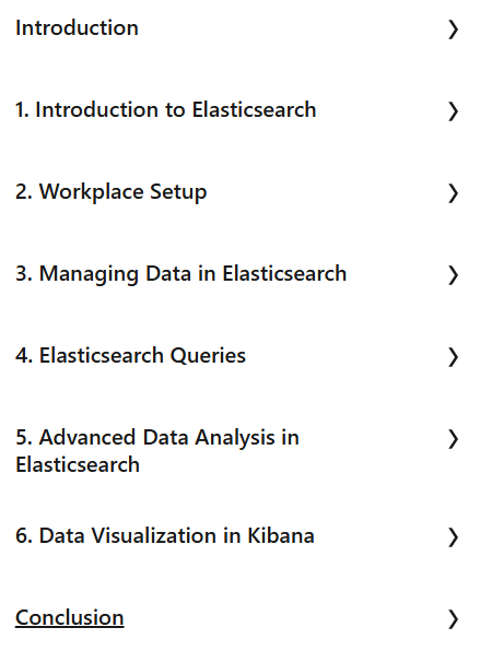 Course topics · Elasticsearch Essential Training 2025-4