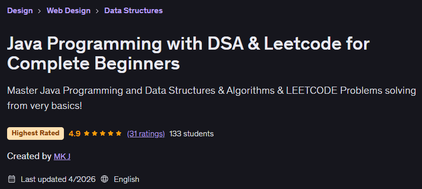 Pictures · Java Programming with DSA & Leetcode for Complete Beginners 2026-4