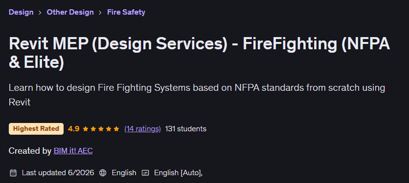 Imágenes · Revit MEP (Design Services) – FireFighting (NFPA y Elite) 2026-6