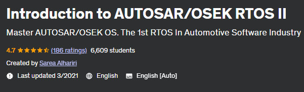 Pictures · Udemy — Introduction to AUTOSAR/OSEK RTOS II 2023-4