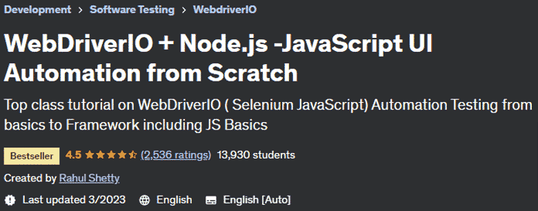 Pictures · WebDriverIO + Node.js -JavaScript UI Automation from Scratch 2023-3