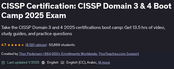 Pictures · Udemy — CISSP Certification: CISSP Domain 3 & 4 Boot Camp 2025 Exam 2025-1
