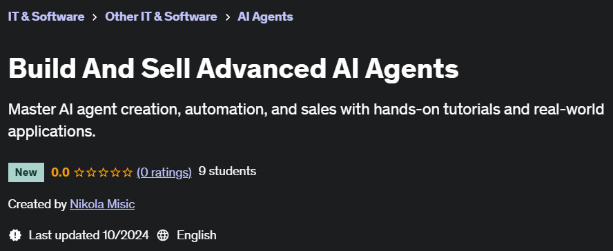 Pictures · Udemy — Build And Sell Advanced AI Agents 2024-10