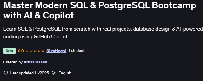 Pictures · Master Modern SQL & PostgreSQL Bootcamp with AI & Copilot 2025-11