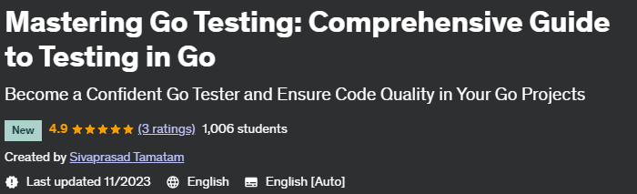 Pictures · Udemy — Mastering Go Testing: Comprehensive Guide to Testing in Go 2023-11