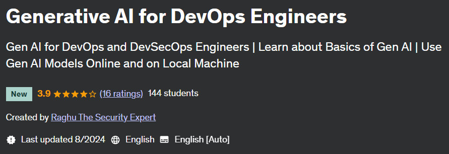 Pictures · Generative AI for DevOps Engineers 2024-7