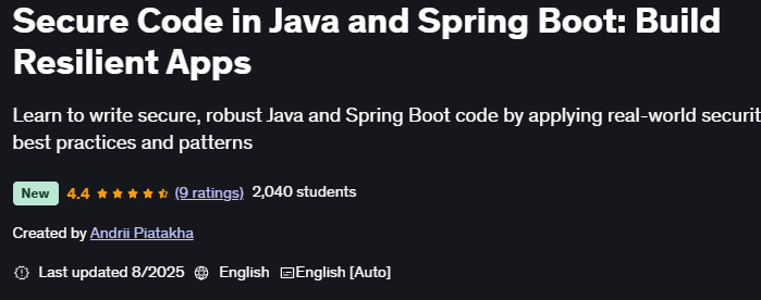 Pictures · Secure Code in Java and Spring Boot: Build Resilient Apps 2025-7