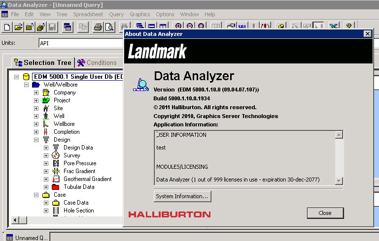 Pictures · Halliburton Landmark Engineer’s Desktop (EDT) v17.1.100 build 5000.17.0