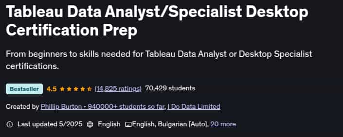 Pictures · Tableau Data Analyst/Specialist Desktop Certification Prep 2025-5