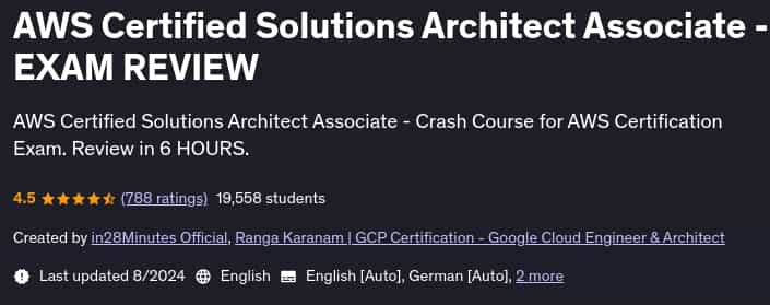 Pictures · Udemy — AWS Certified Solutions Architect Associate – EXAM REVIEW 2024-8