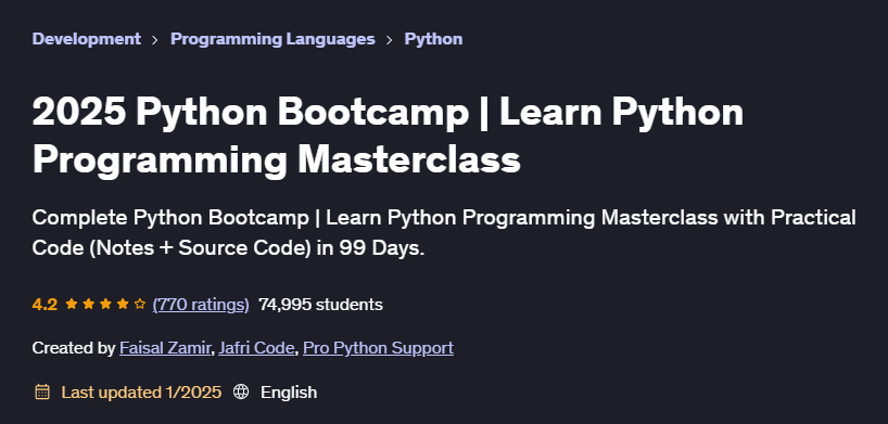 Pictures · 2024 Python Bootcamp | Learn Python Programming Masterclass 2025-1
