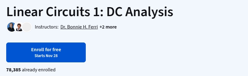 Temas del curso · Circuitos lineales 1 Análisis de DC 2025-11