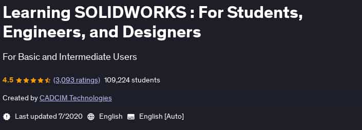 Pictures · Udemy — Learning SOLIDWORKS : For Students, Engineers, and Designers update 2020-7