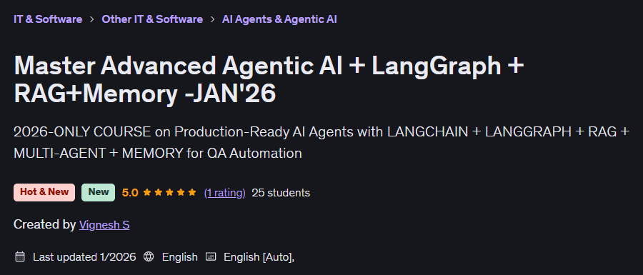 Pictures · Master Advanced Agentic AI + LangGraph + RAG+Memory -JAN’26 2025-11