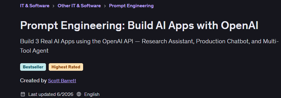 Bilder · Schnelle Ingenieurarbeit: Bau AI Apps mit OpenAI 2026-4