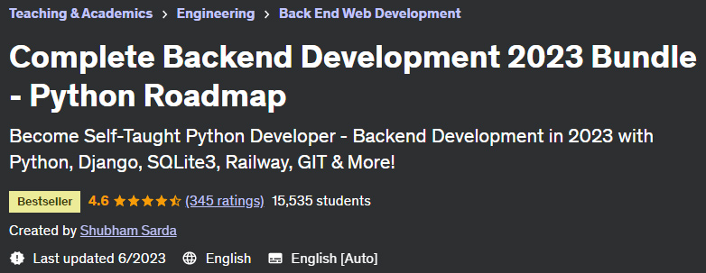 Pictures · Complete Backend Development 2023 Bundle – Python Roadmap 2023-6