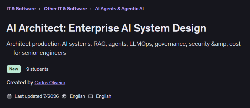画像 · AI アーキテクチャー:Enterprise AI システムデザイン 2026-7