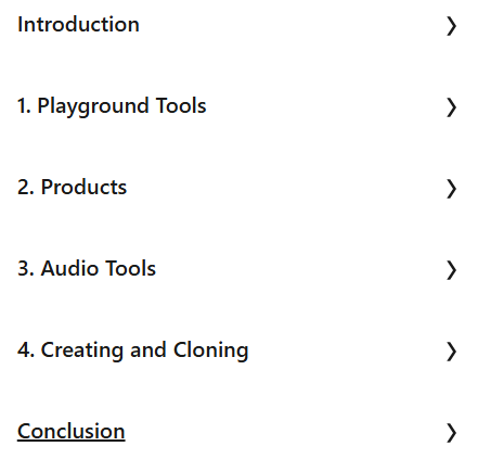 Course topics · ElevenLabs: AI Voice Cloning, Text-to-Speech, and Sound Effects 2025-4