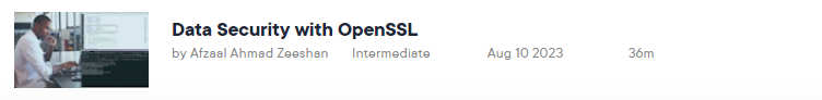 Pictures · Pluralsight — Data Security with OpenSSL 2023-8