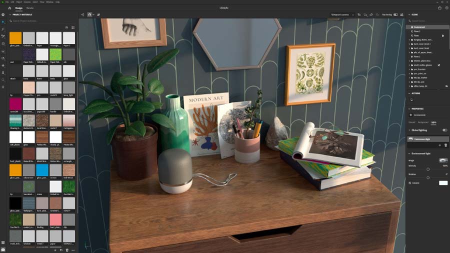 चित्र · एडोब Substance 3D Stager 3.1.6 x64