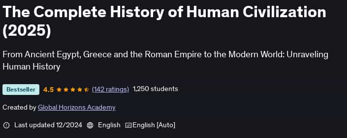 Pictures · Udemy — The Complete History of Human Civilization (2025) 2024-12