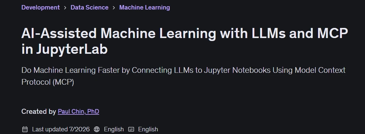 画像 · AI助成 機械学習 とのこと LLMs ・JupyterLabにおけるMCP 2026-3