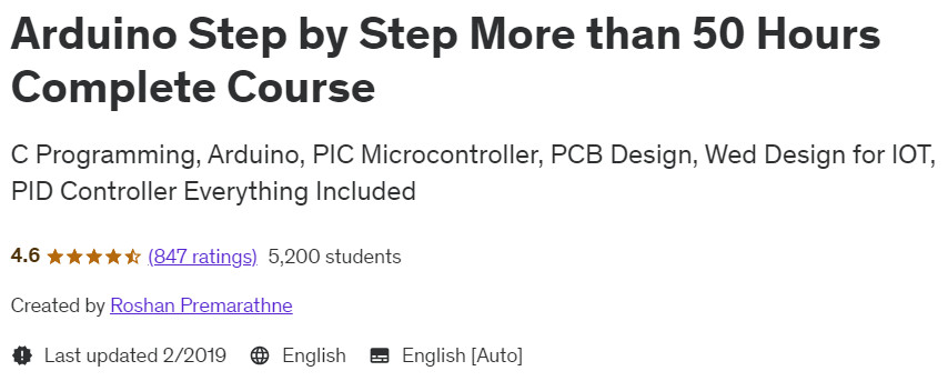 Pictures · Arduino Step by Step More than 50 Hours Complete Course 2019-2