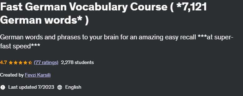 Pictures · Udemy — Fast German Vocabulary Course ( *7,121 German words* ) 2022-5