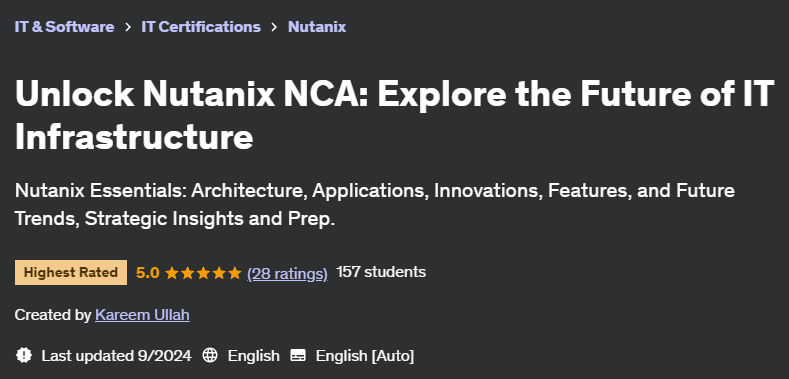 Pictures · Unlock Nutanix NCA: Explore the Future of IT Infrastructure 2024-9