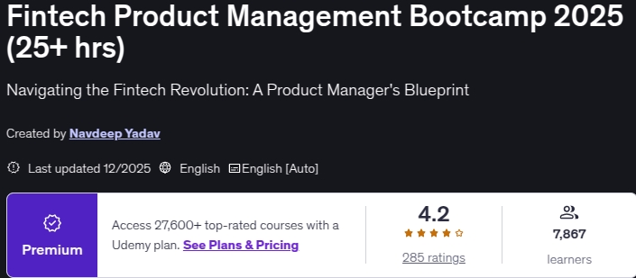 Bilder · Fintech Produktmanagement Bootcamp 2025 (25+ hrs) 2025-12