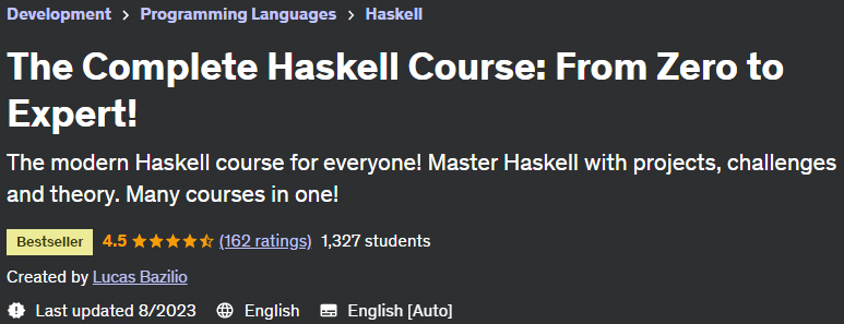 Pictures · Udemy — The Complete Haskell Course: From Zero to Expert! 2023-8