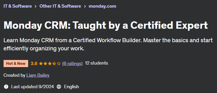Pictures · Udemy — Monday CRM: Taught by a Certified Expert 2024-9