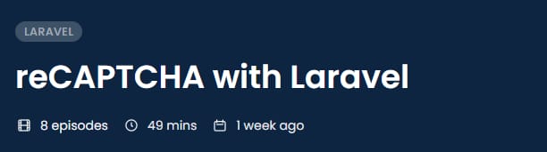 Pictures · CodeCourse — reCAPTCHA with Laravel 2024-1